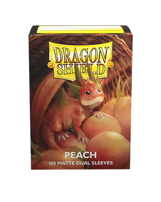 Dragon Shield - Dual Matte - Peach(100pcs)