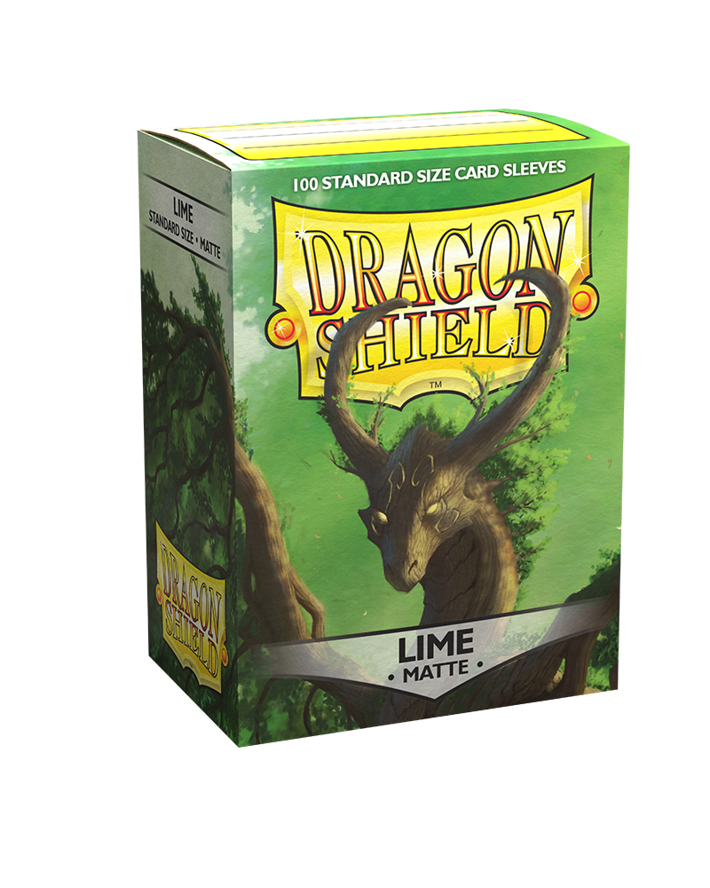 Dragon Shield - Matte - Lime(100pcs)