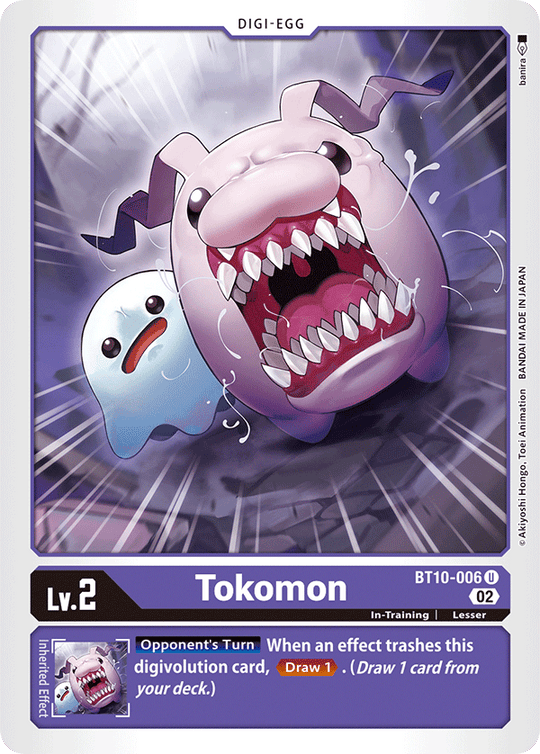 BT10-006 U, Tokomon