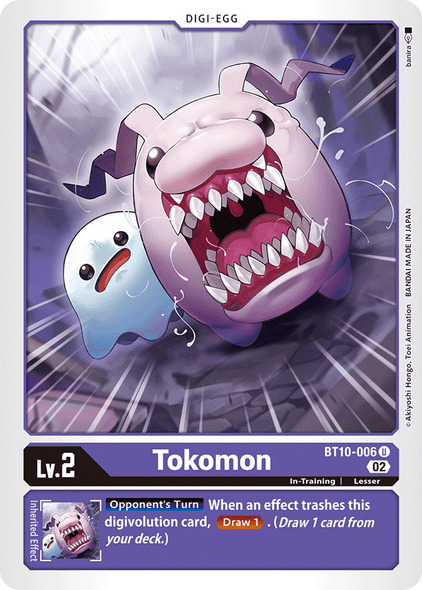 BT10-006 U, Tokomon