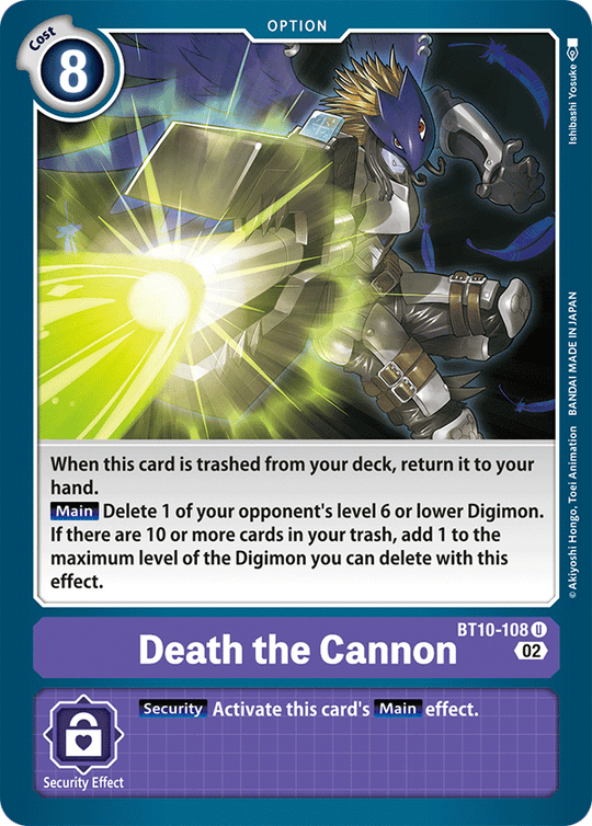 BT10-108 U, Death the Cannon