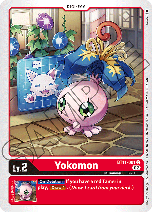 BT11-001 C, Yokomon (Foil)