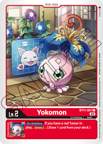 BT11-001 C, Yokomon (Foil)