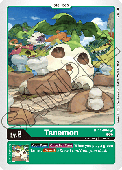BT11-004 C, Tanemon (Foil)