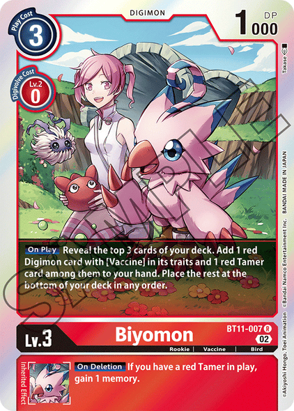 BT11-007 R, Biyomon
