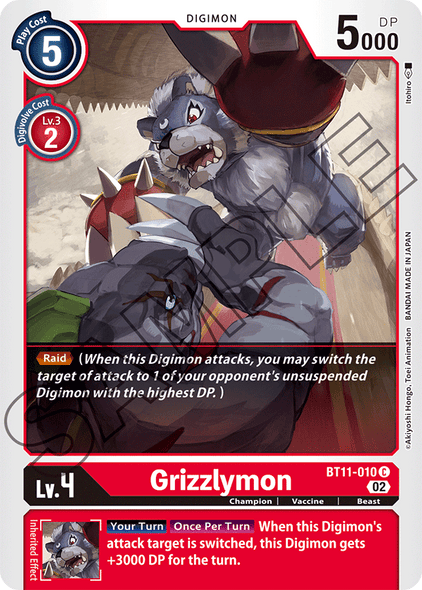 BT11-010 C, Grizzlymon