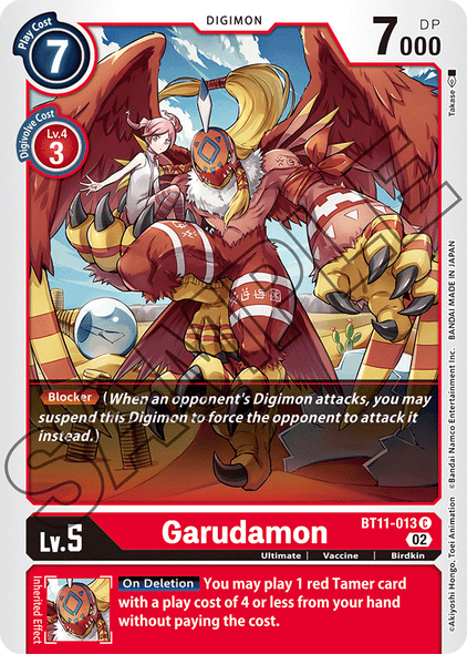 BT11-013 C, Garudamon (Foil)