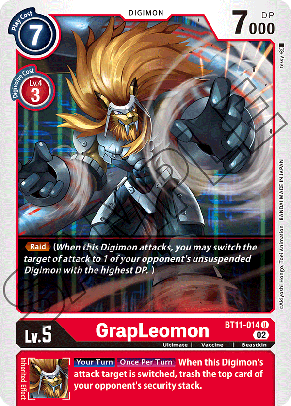 BT11-014 U, GrapLeomon (Foil)
