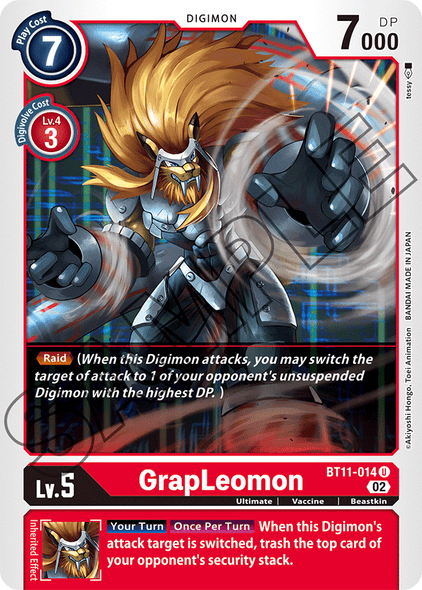 BT11-014 U, GrapLeomon (Foil)