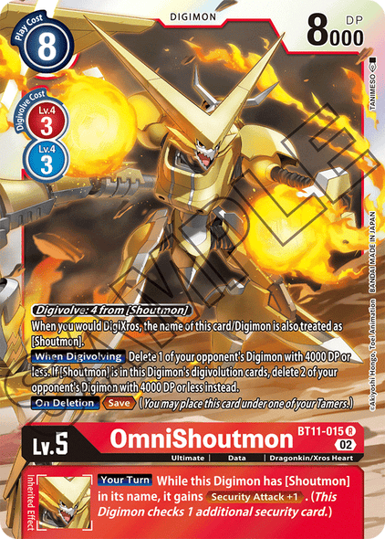 BT11-015 R, OmniShoutmon
