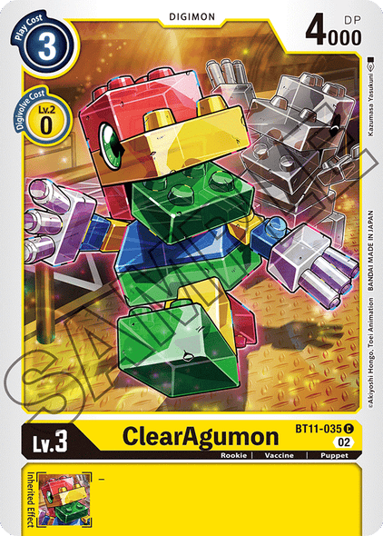BT11-035 C, ClearAgumon (Foil)