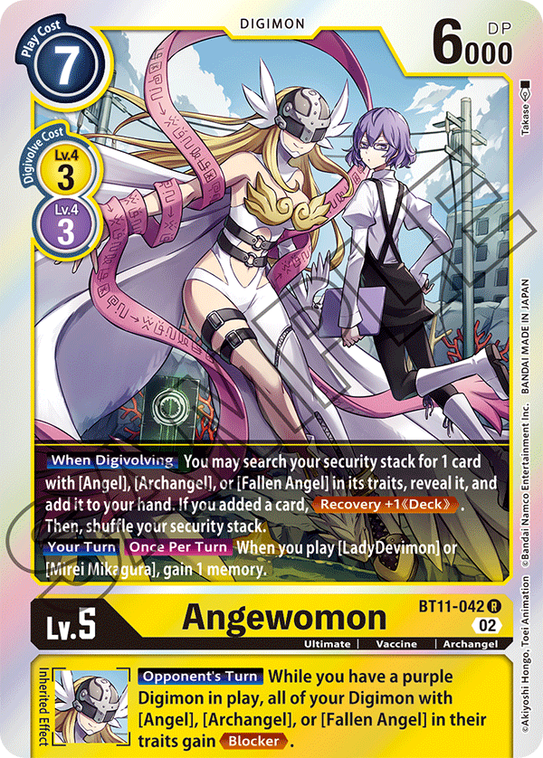 BT11-042 R, Angewomon Kai of Cards BT11-042 R, Angewomon Kai of Cards