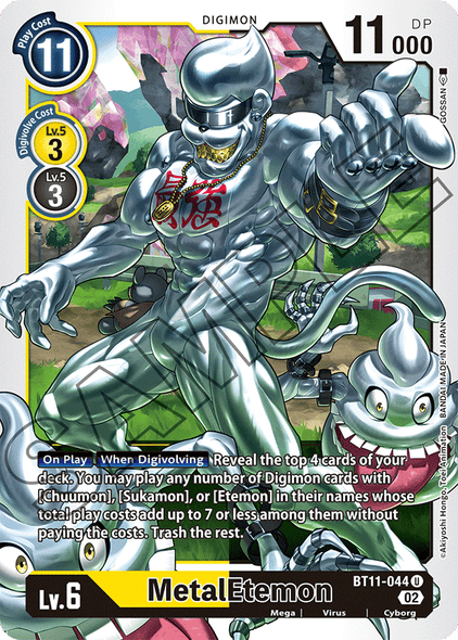 BT11-044 U, MetalEtemon (Foil)