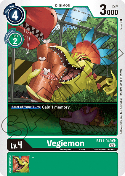 BT11-049 C, Vegiemon