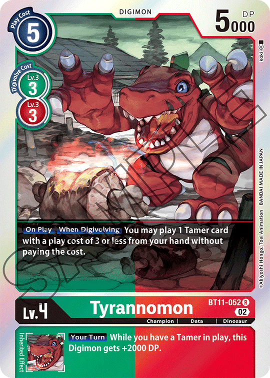 BT11-052 R, Tyrannomon