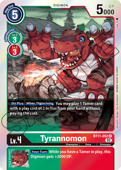 BT11-052 R, Tyrannomon