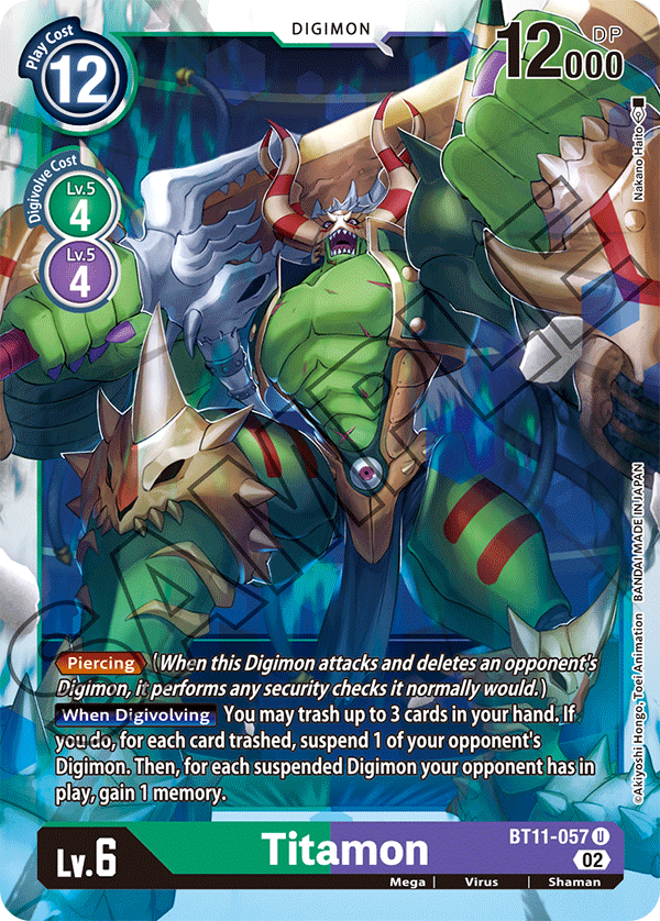 BT11-057 U, Titamon (Foil)