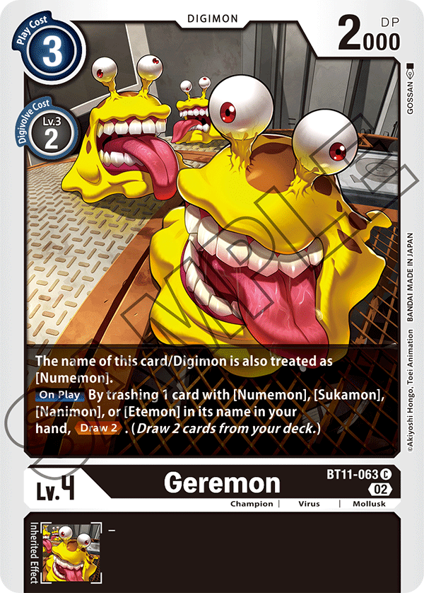 BT11-063 C, Geremon (Foil)