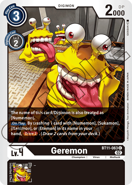 BT11-063 C, Geremon (Foil)