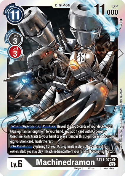 BT11-072 R, Machinedramon