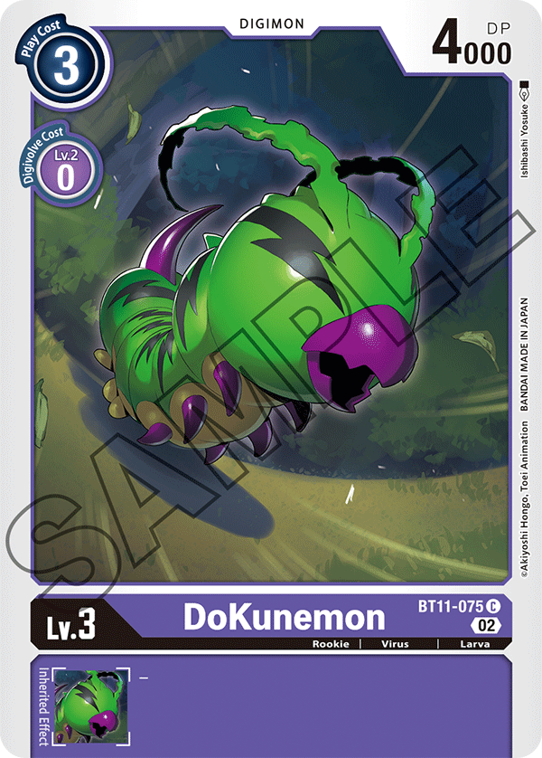 BT11-075 C, DoKunemon (Foil)
