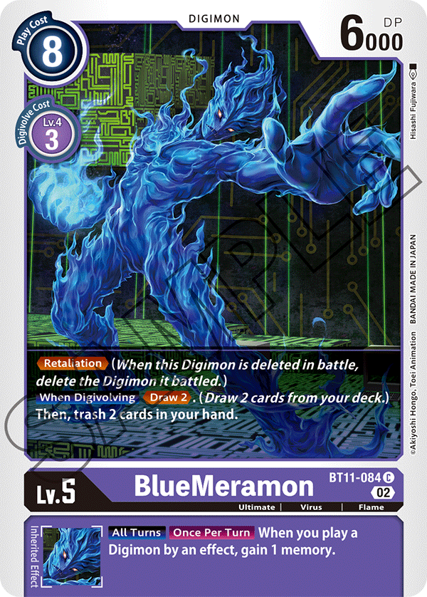 BT11-084 C, BlueMeramon (Foil)