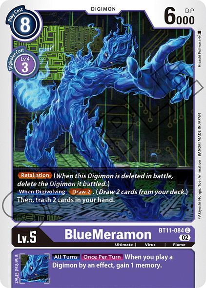 BT11-084 C, BlueMeramon (Foil)