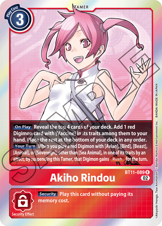BT11-089 R, Akiho Rindou