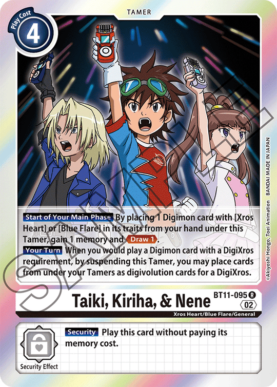 BT11-095 R, Taiki, Kiriha, & Nene