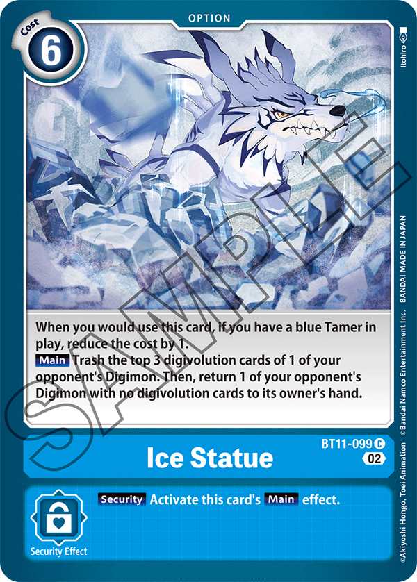 BT11-099 C, Ice Statue