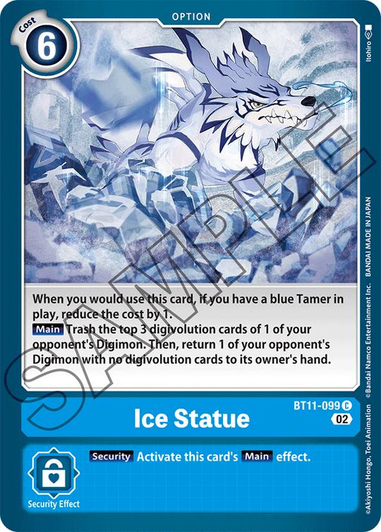BT11-099 C, Ice Statue