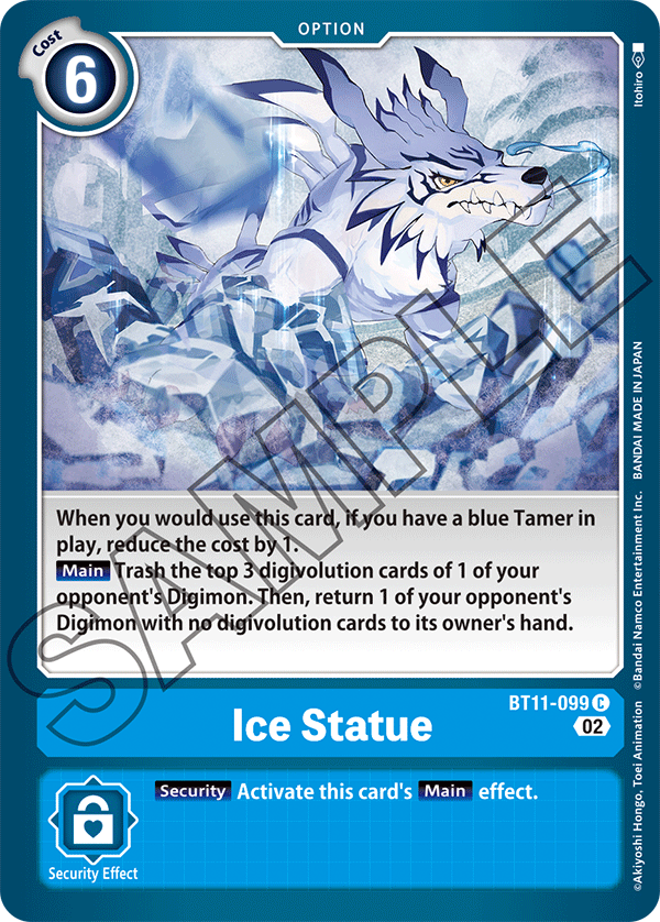 BT11-099 C, Ice Statue (Foil)