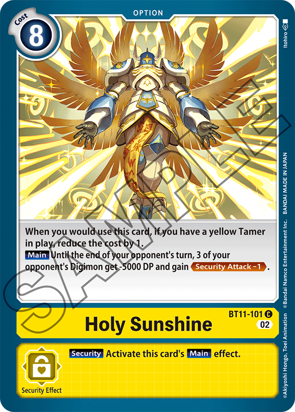 BT11-101 C, Holy Sunshine