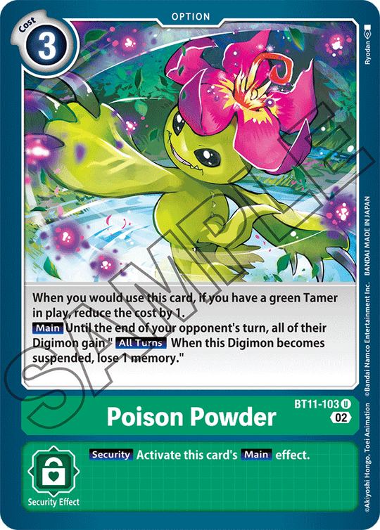 BT11-103 U, Poison Powder (Foil)