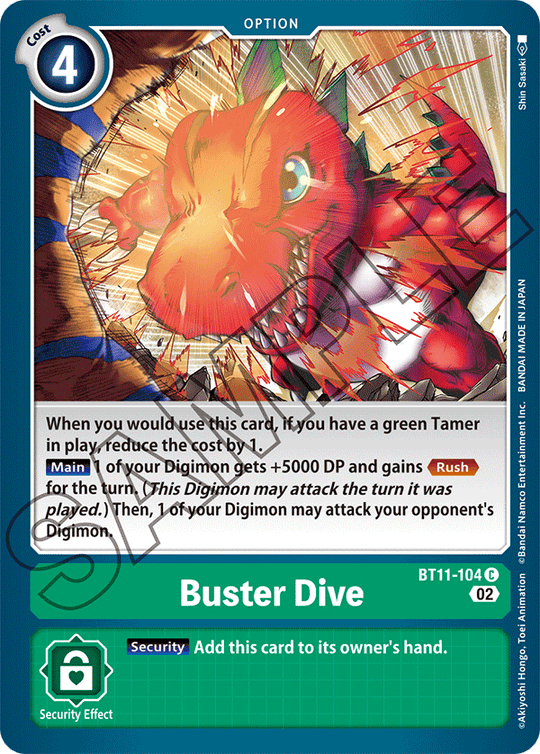 BT11-104 C, Buster Dive