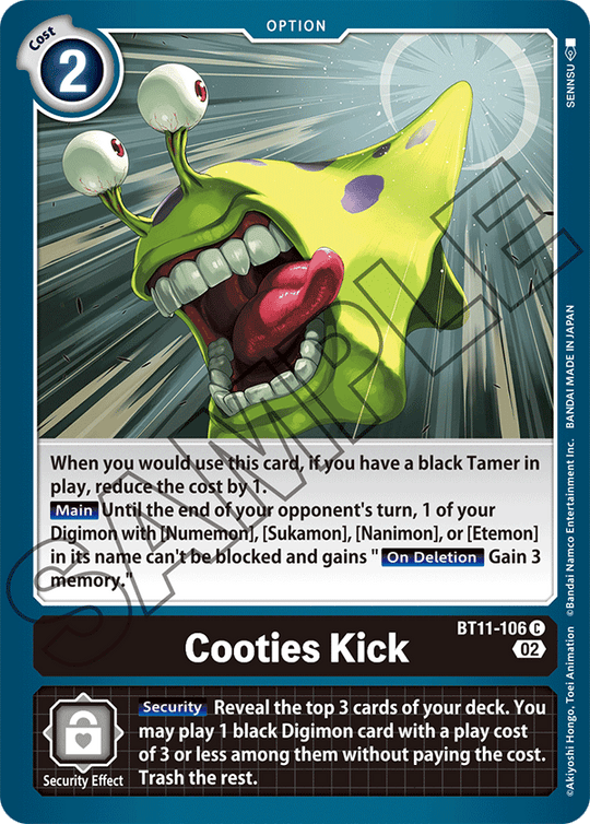 BT11-106 C, Cooties Kick (Foil)