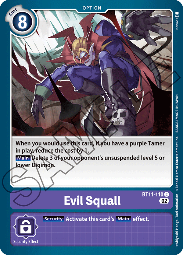 BT11-110 C, Evil Squall