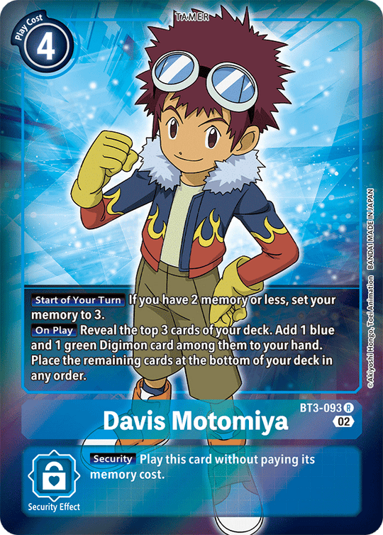 BT03-093 R, Davis Motomiya (ST12/13 Reprint)