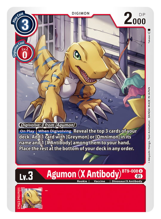 BT09-008 U, Agumon (X Antibody)