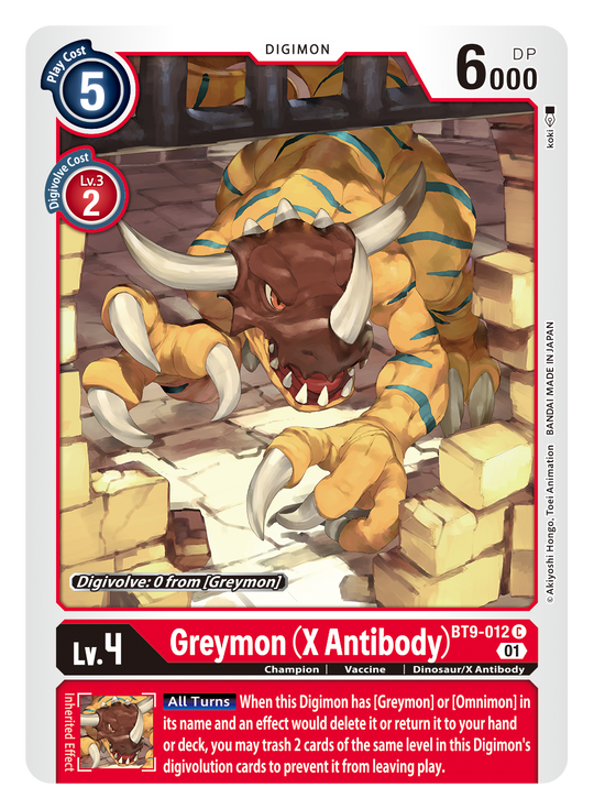 BT09-012 C, Greymon (X Antibody)