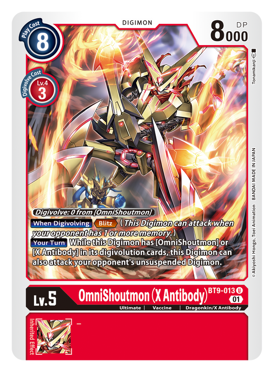 BT09-013 U, OmniShoutmon (X Antibody)