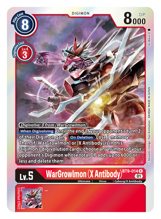 BT09-014 R, WarGrowlmon (X Antibody)