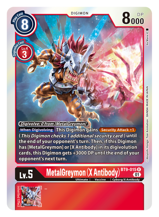 BT09-015 R, MetalGreymon (X Antibody)