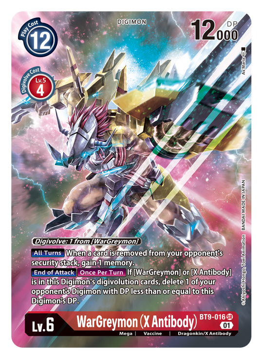 BT09-016 SR, WarGreymon (X Antibody) (Alternate Art)