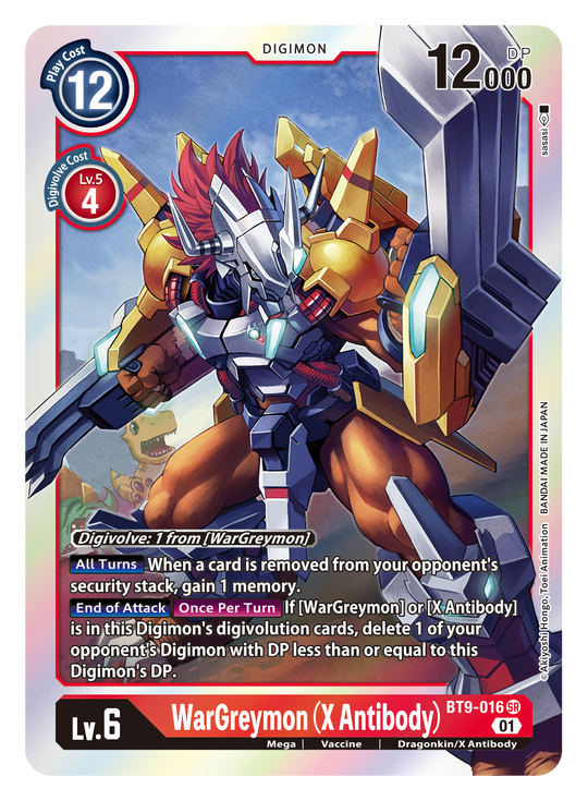 BT09-016 SR, WarGreymon (X Antibody)