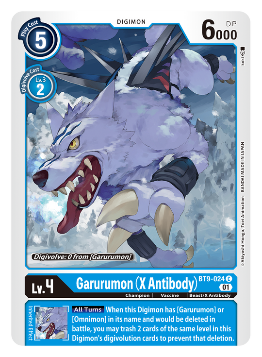 BT09-024 C, Garurumon (X Antibody)