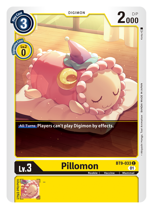 BT09-033 C, Pillomon