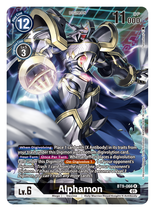 BT09-066 R, Alphamon (Alternate Art)