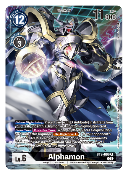 BT09-066 R, Alphamon (Alternate Art)