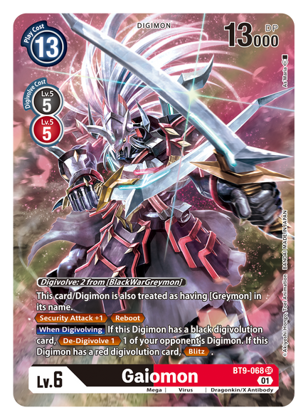 BT09-068 SR, Gaiomon (Alternate Art)
